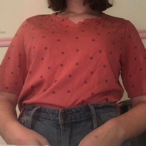 t-shirt with flowers